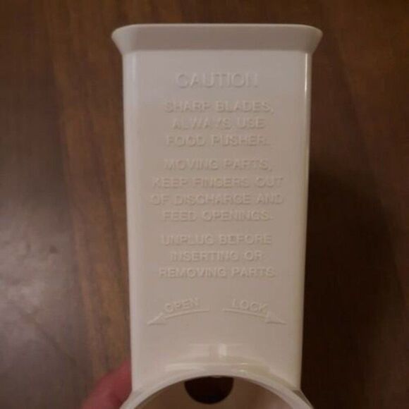 Presto Salad Shooter Replacement Food Chute Model 02910 - Picture 2 of 6